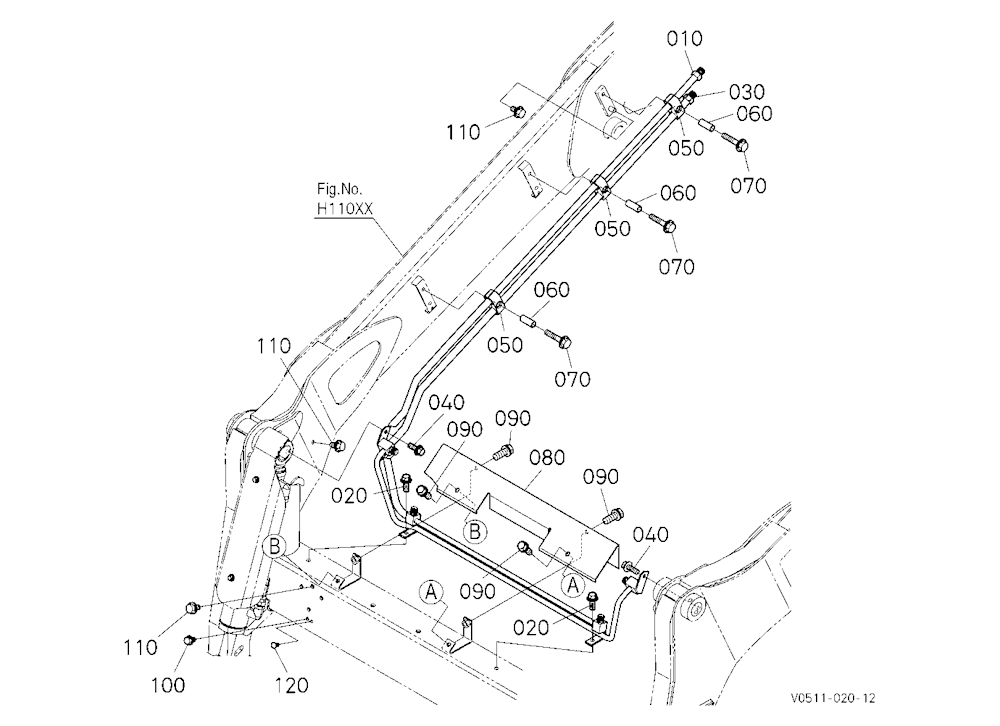 Oil Piping (Arm Rh) (Manual)