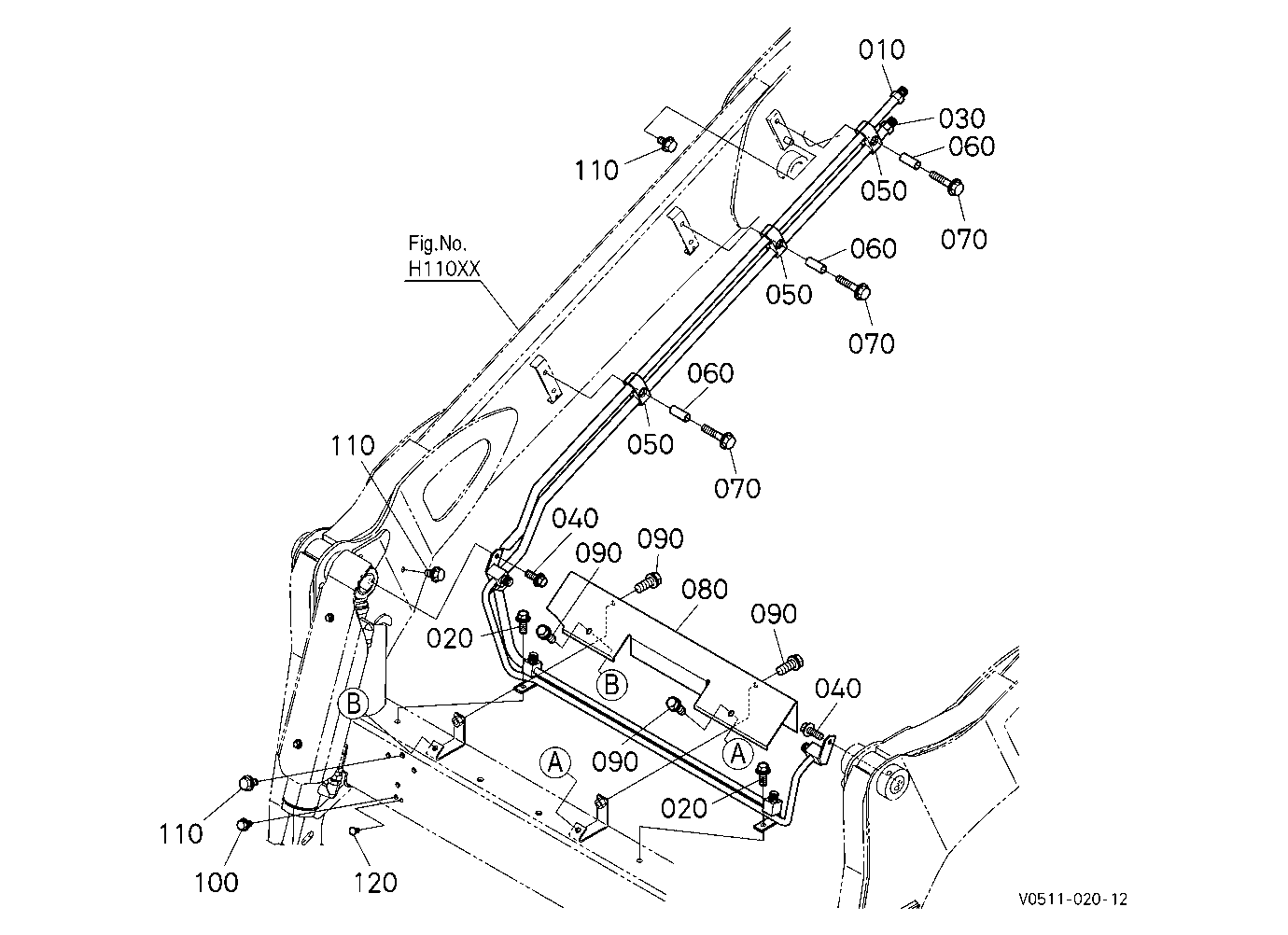 Oil Piping (Arm Rh) (Manual)