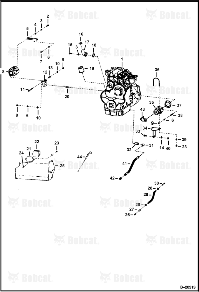 Engine Lubrication & Electrical Attaching Parts