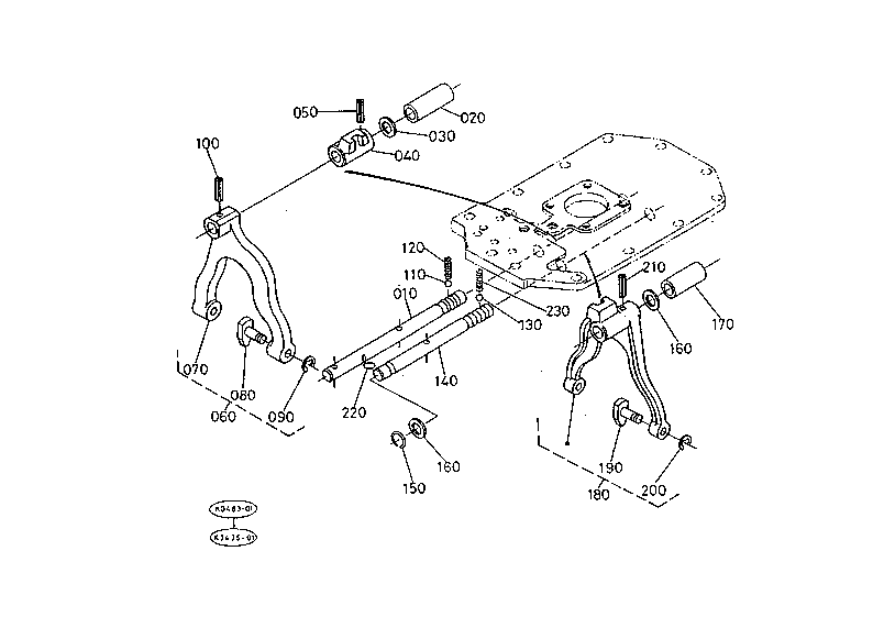 Main Gear Shift Fork Except Back Creep