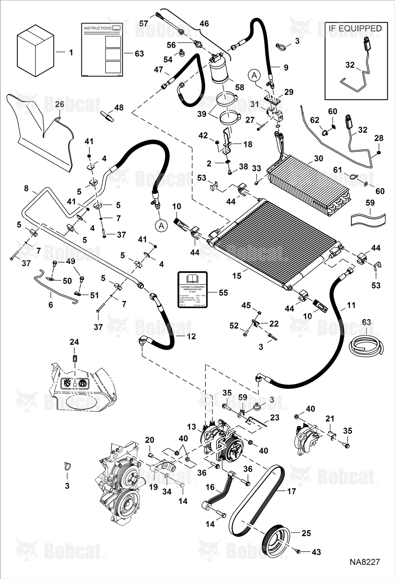 Heater & A/C (A/C Kit) (Plastic Housing)  A3NV13009 - A3NV27677, A3NW11249 - A3NW14777