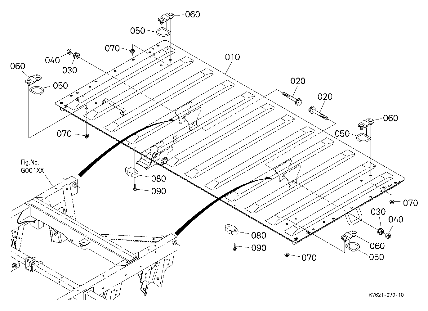 Box Base (Rear) [Except Bed Liner]