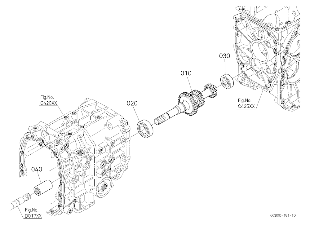Range Gear Shaft