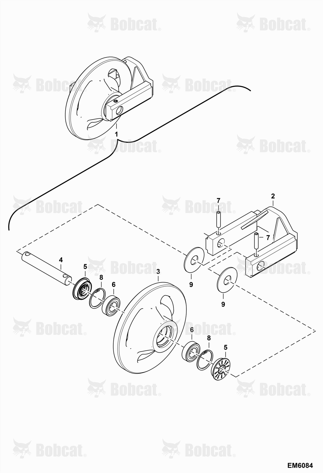 Undercarriage (Front Idler) (#7187172)