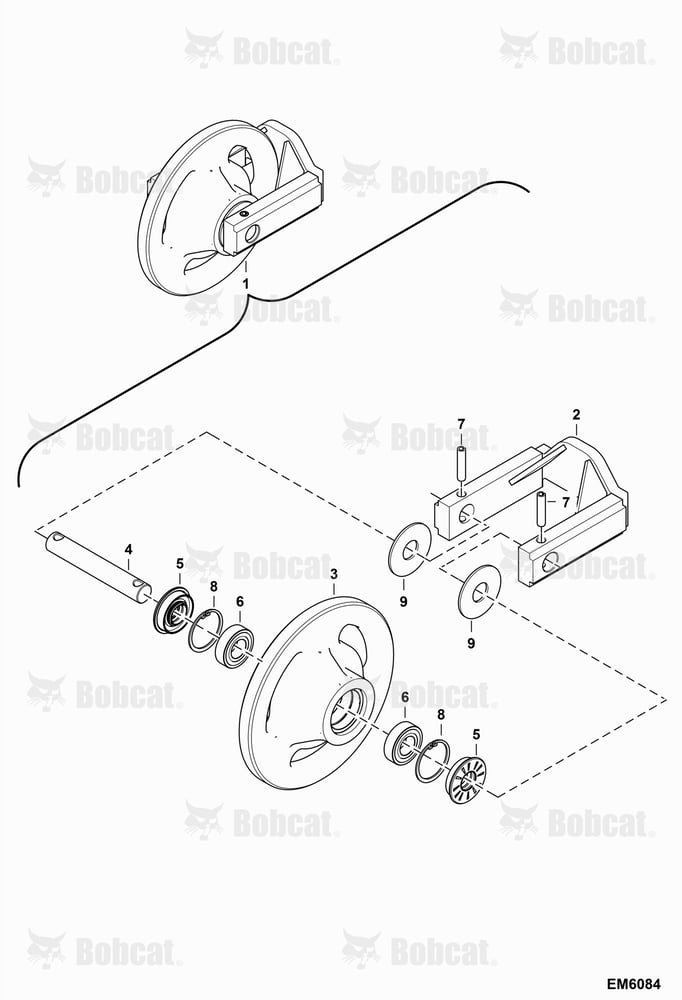Undercarriage (Front Idler) (#7187172)