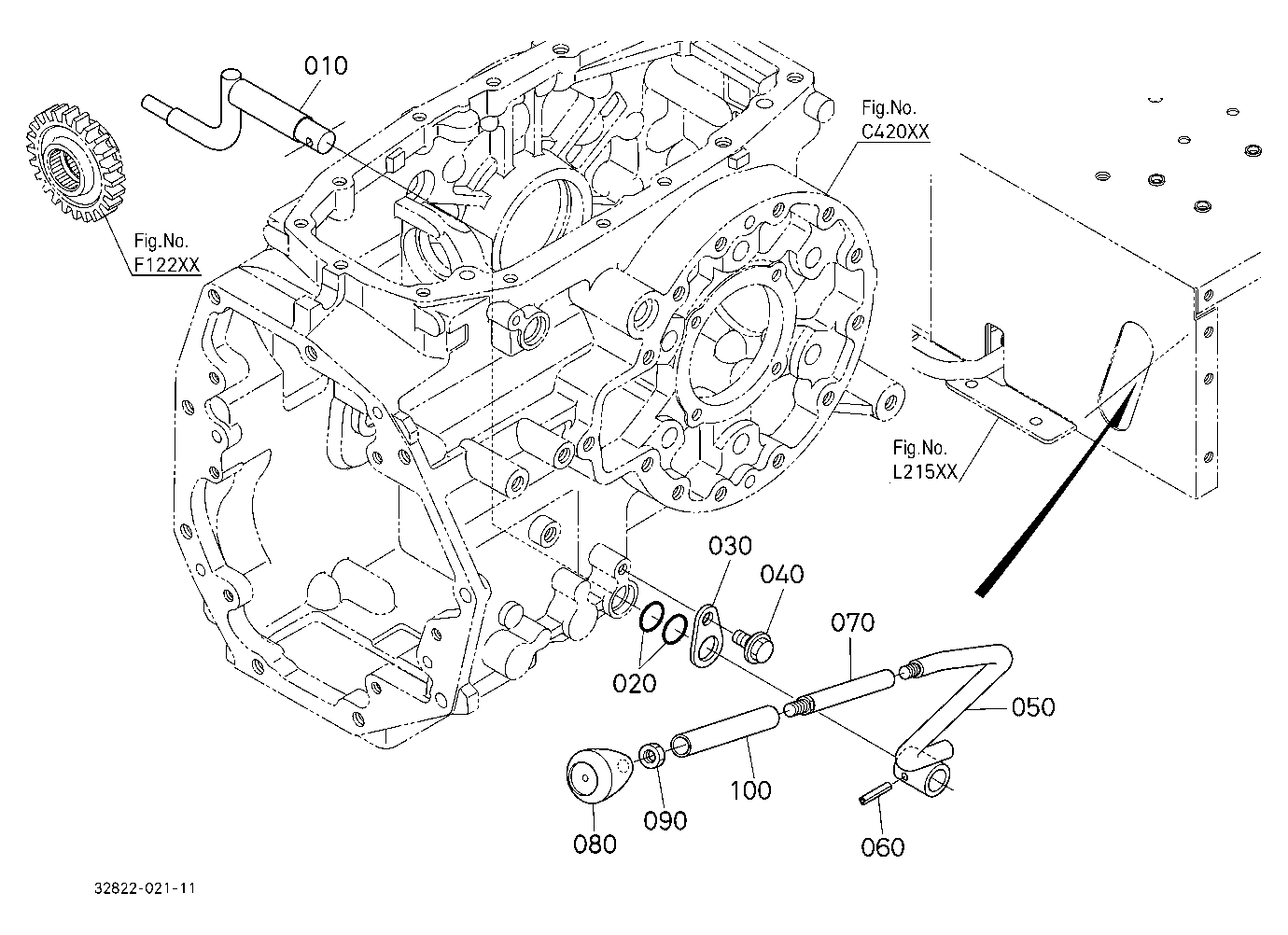 Front Wheel Drive Lever