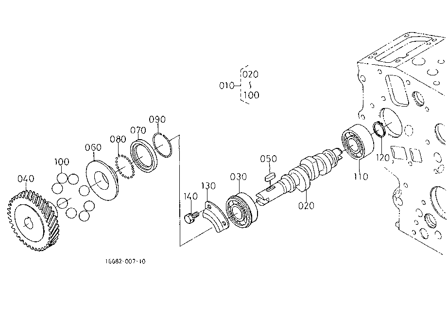 Fuel Camshaft And Governor Shaft