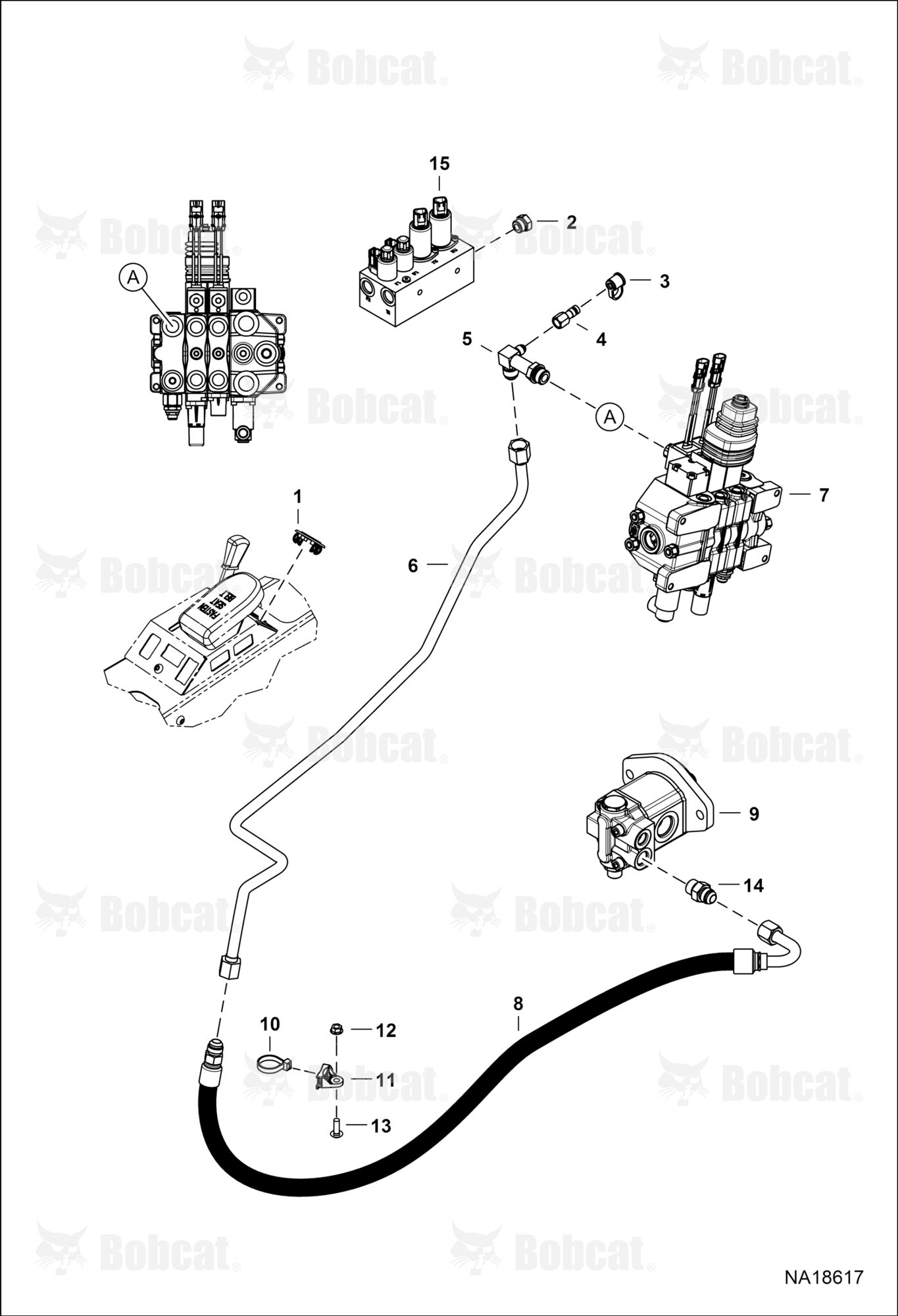 Hydraulic Circuitry (Power Bob-Tach No)