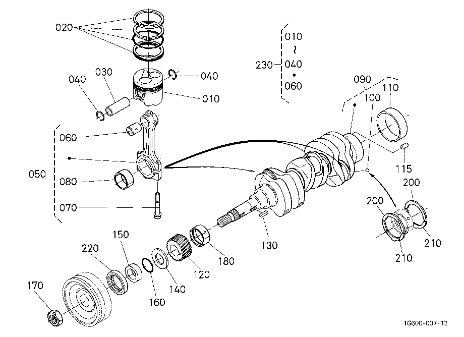 Piston And Crankshaft
