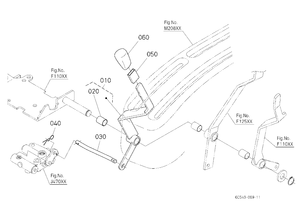 Pto On Off Lever
