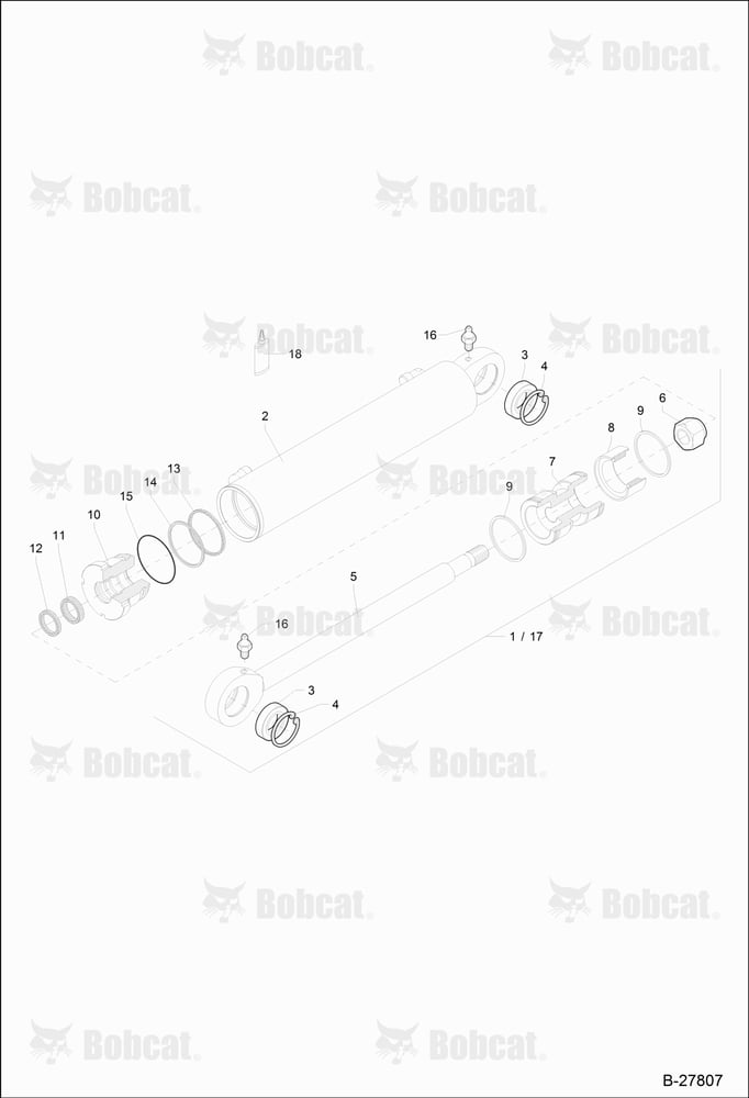 Hydraulic Cylinder - Steering Z 70/30