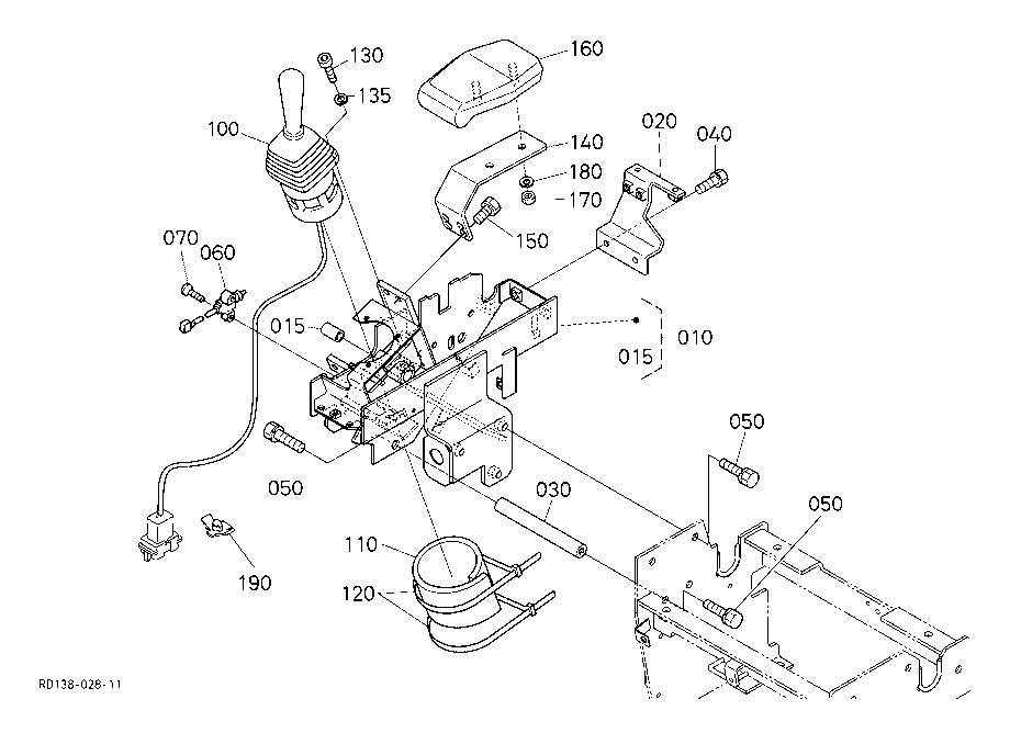 Control Lever (Lever Rh)