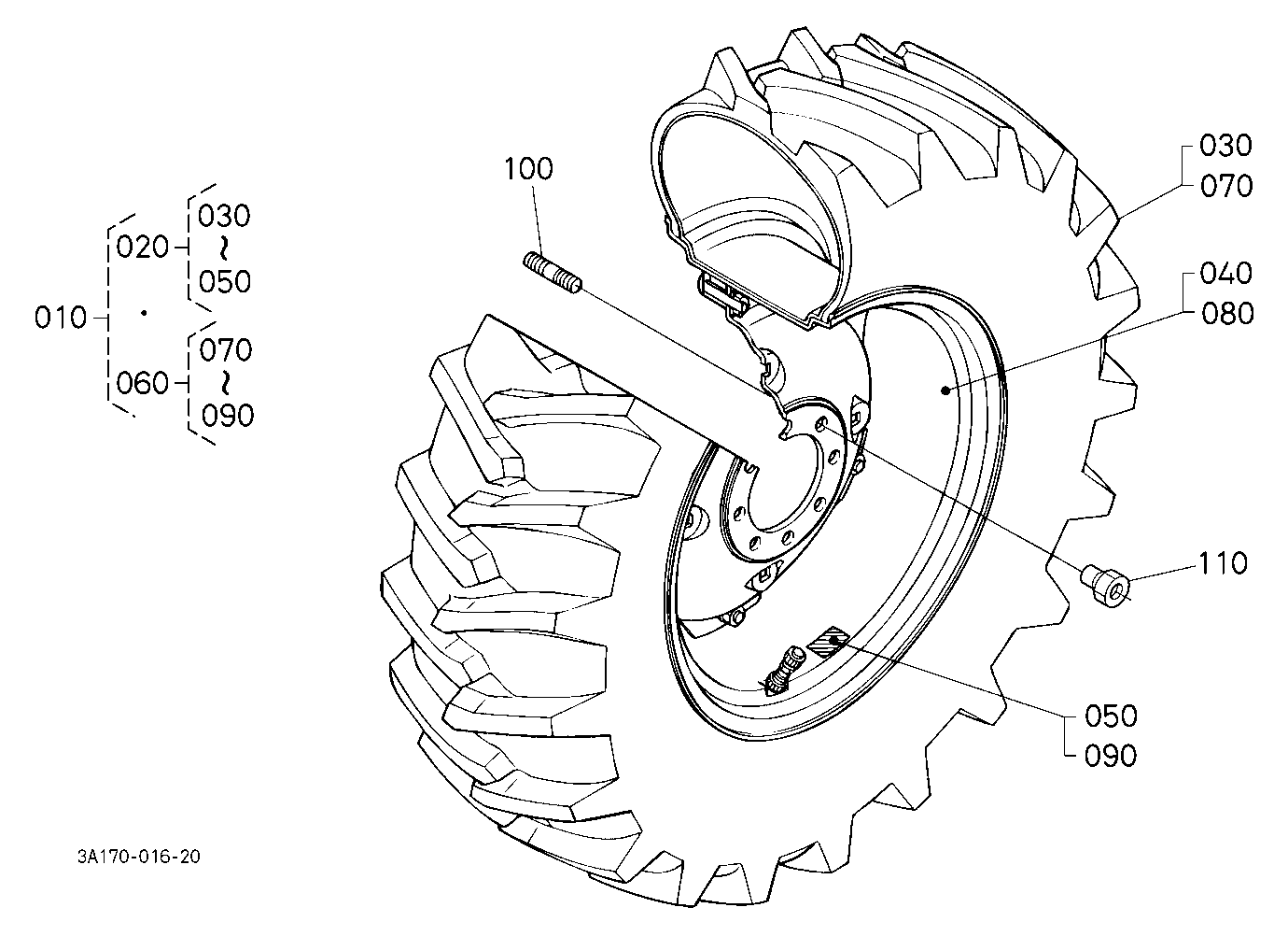 Rear Wheel (18.4-26) [A]