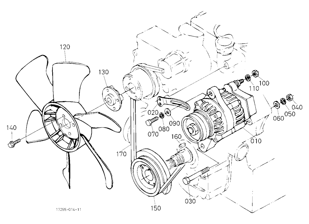 Fan/Alternator