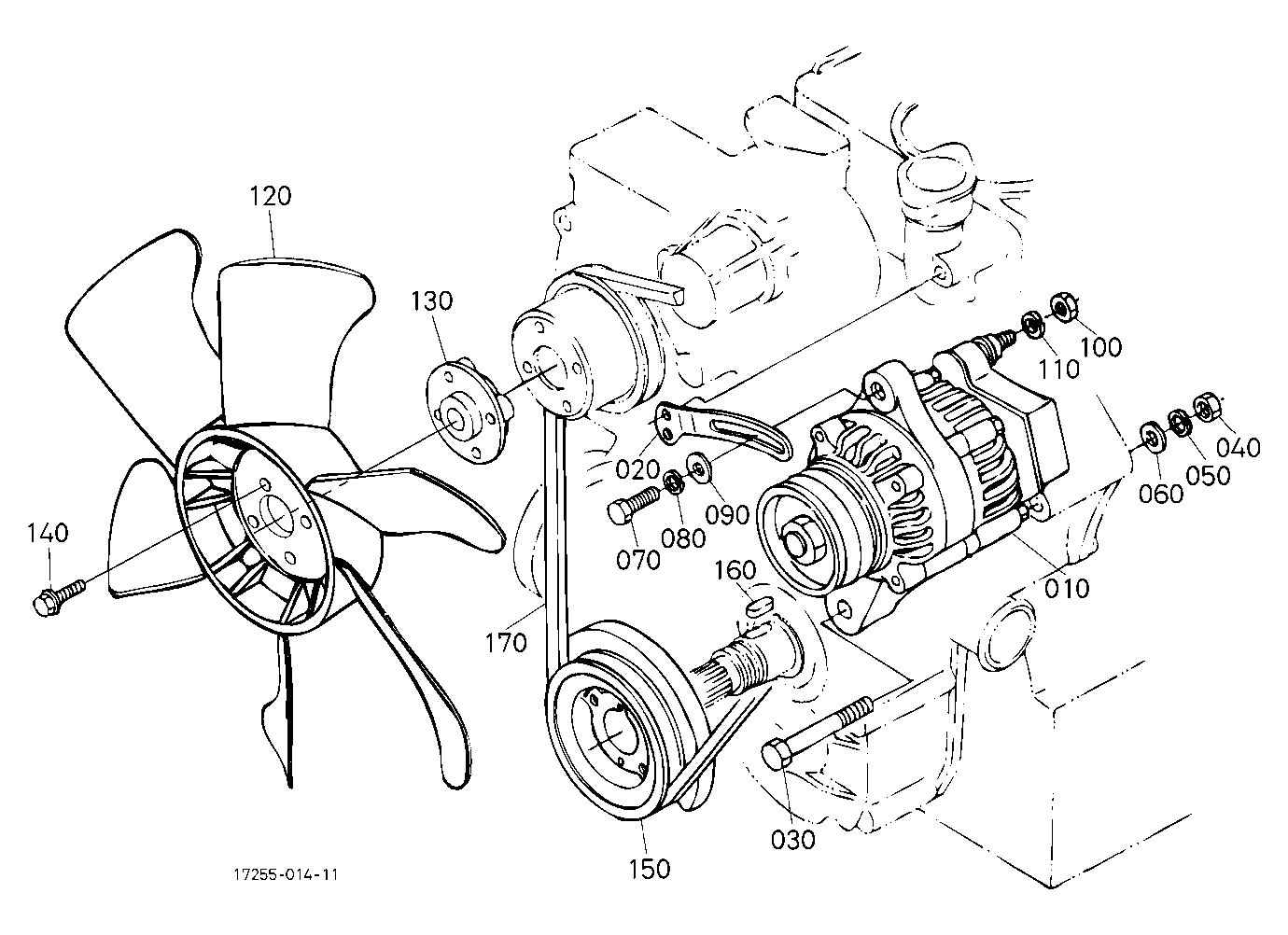 Fan/Alternator