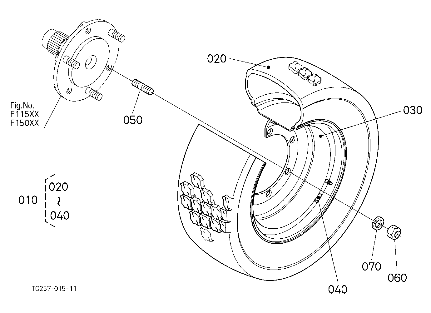 Front Wheel (305R343 Lsw)