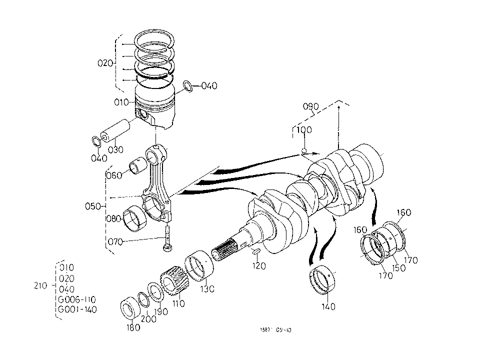 Piston/Crankshaft
