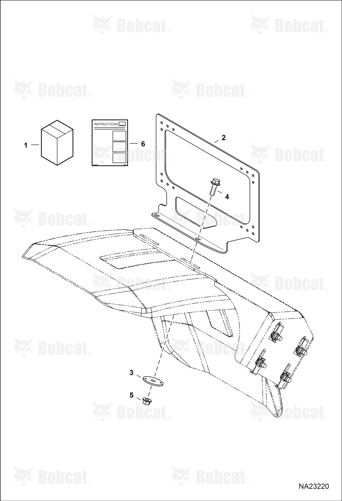Licence Plate Kit (German) (Front Fender Mounted)