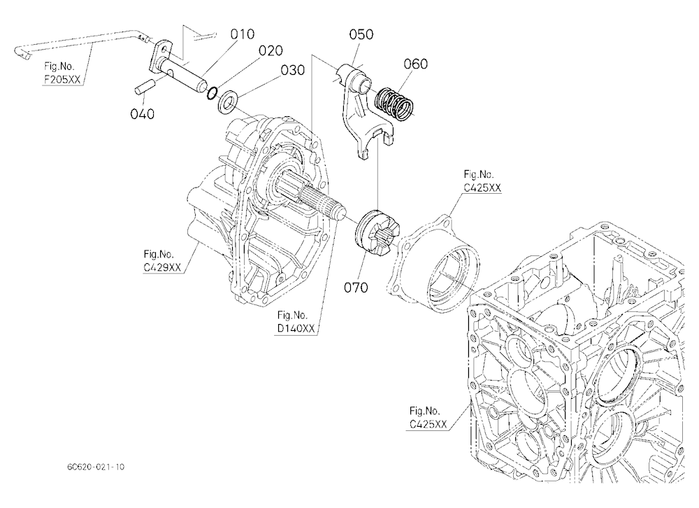 Differential Lock Shift Fork