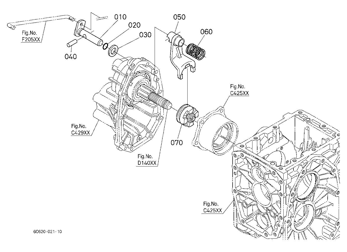 Differential Lock Shift Fork