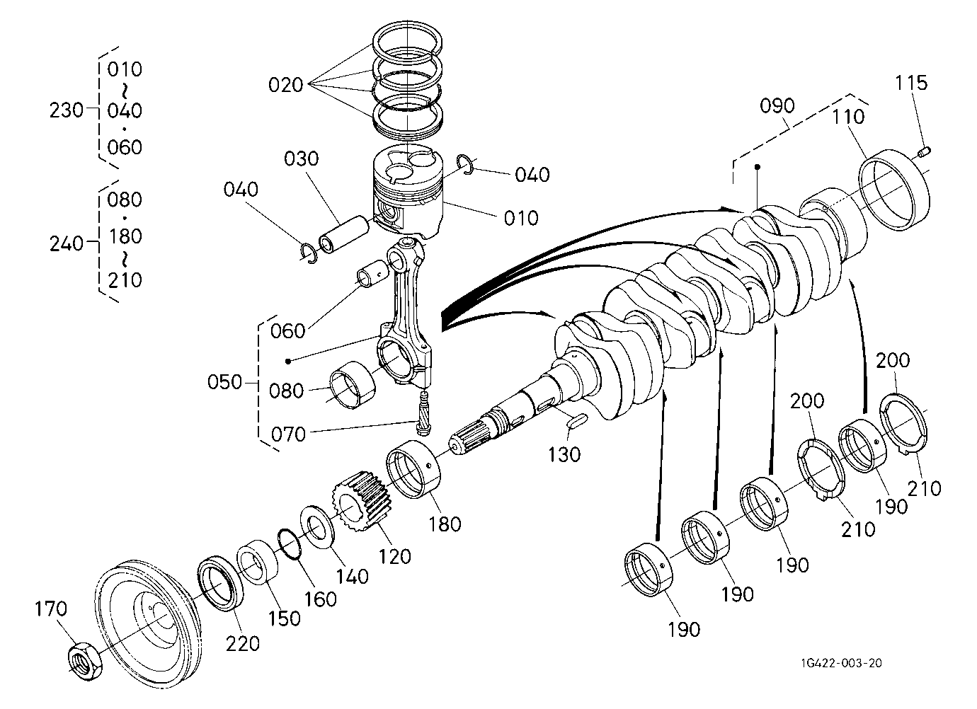 Piston And Crankshaft