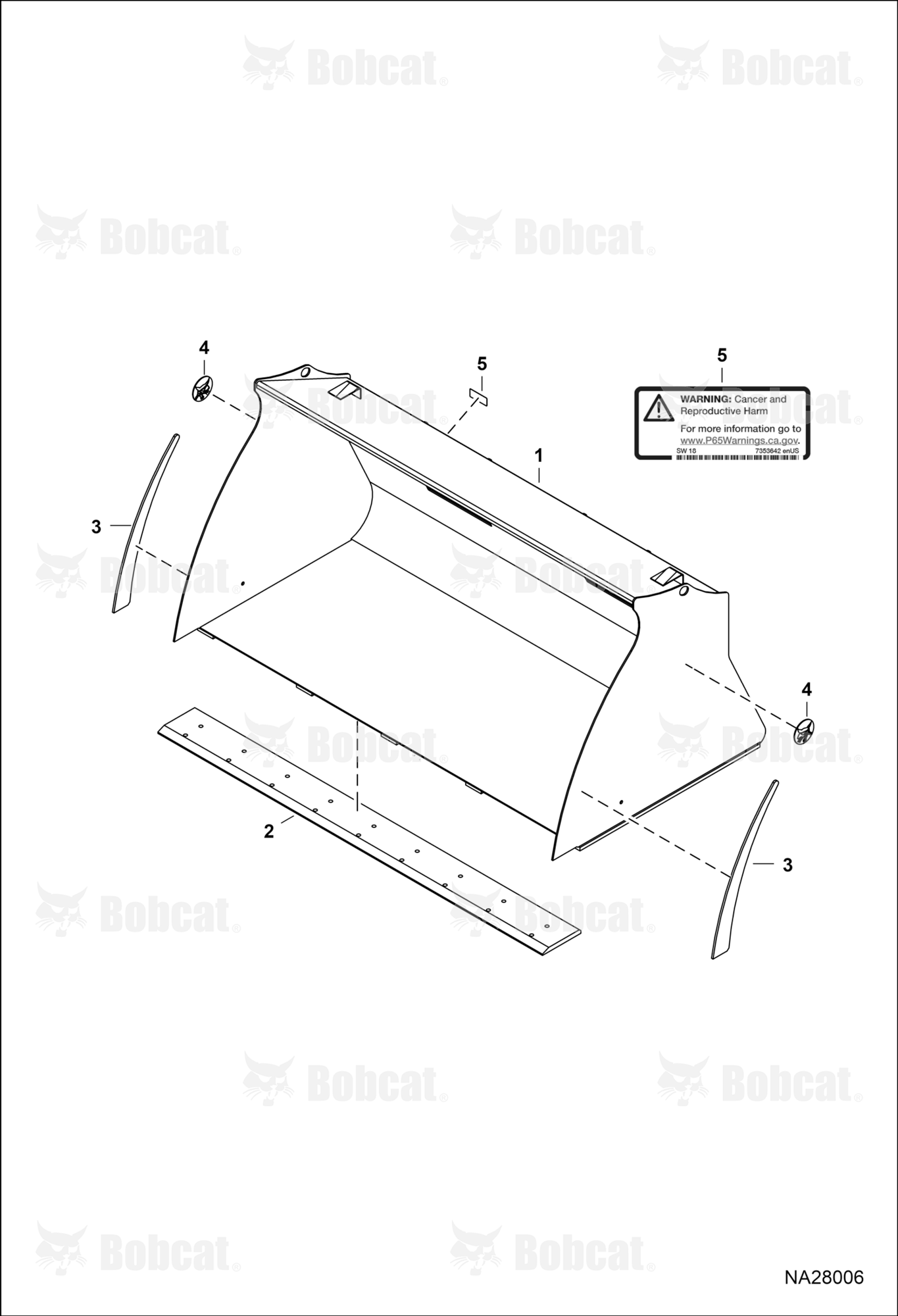 L95 LM BT Bucket (Bobtach)