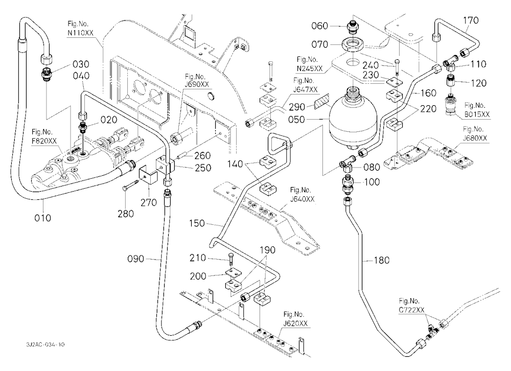Brake Pipe (Upper/Front) [W/O Front Suspension]