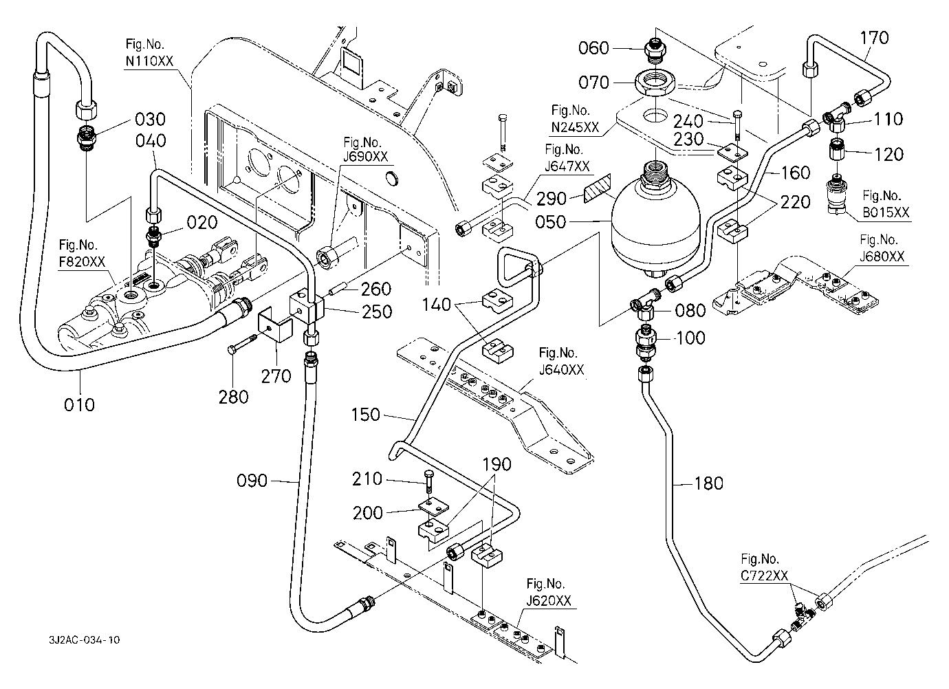 Brake Pipe (Upper/Front) [W/O Front Suspension]