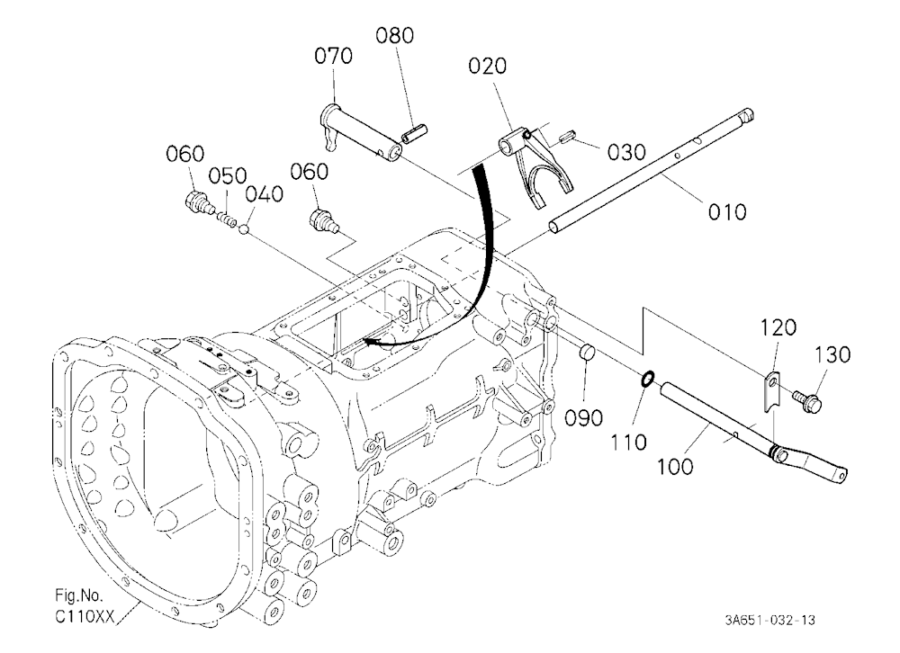 Range Gear Shift Fork