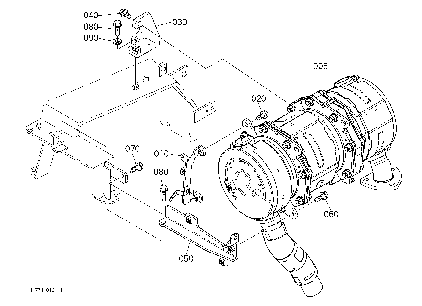 Diesel Particulate Filter Muffler