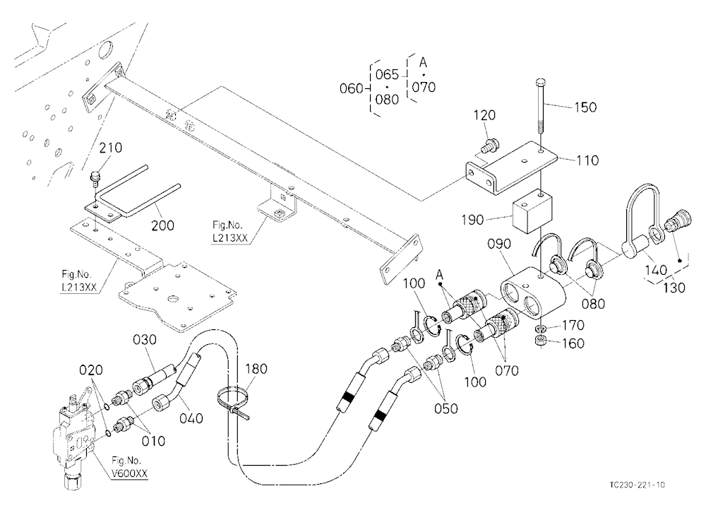 Auxiliary Control Valve Coupler (1St) [New] [Optio