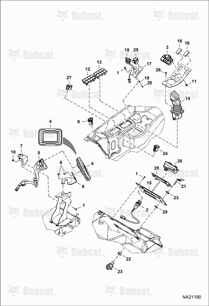 Operator Controls (Instrument Panel & RH Console)