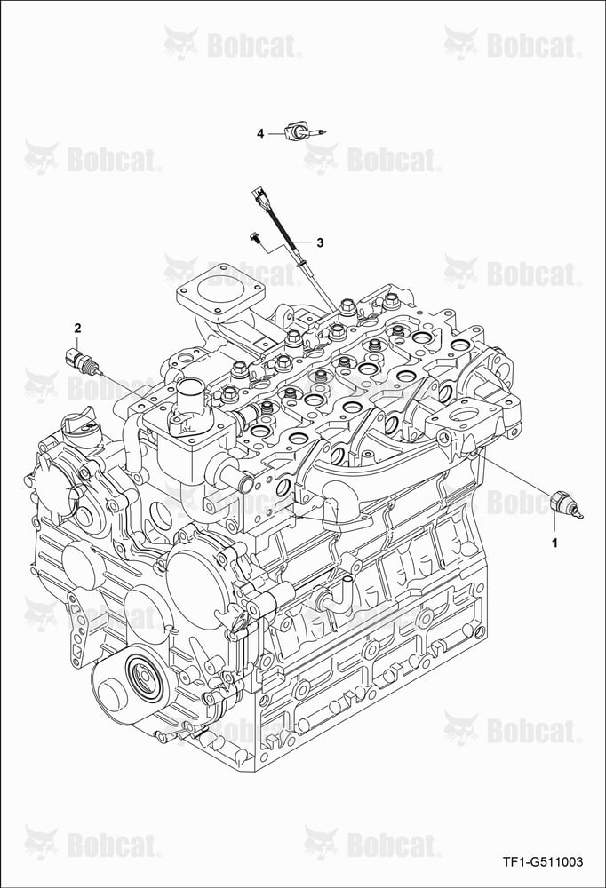 Engine Electrical Group (Temperature, Oil Sensor)