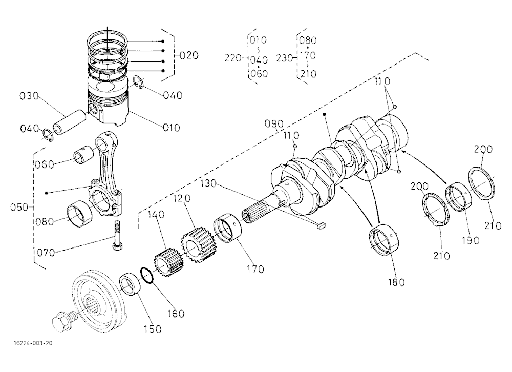 Piston And Crankshaft