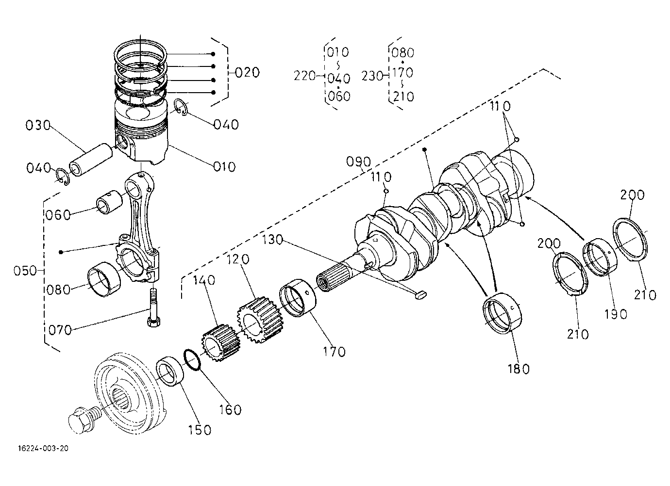 Piston And Crankshaft