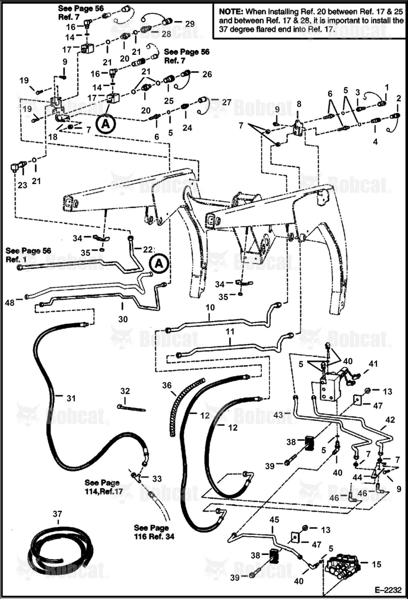 High Horsepower Hydraulics (W/O Apitech Valve)  512811001 & Above