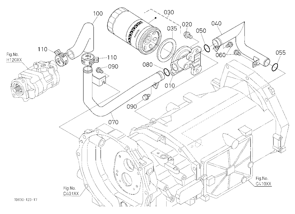 Hydraulic Oil Line (Inlet)