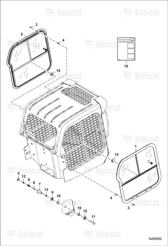 CAB Windows (Side) (Glass)