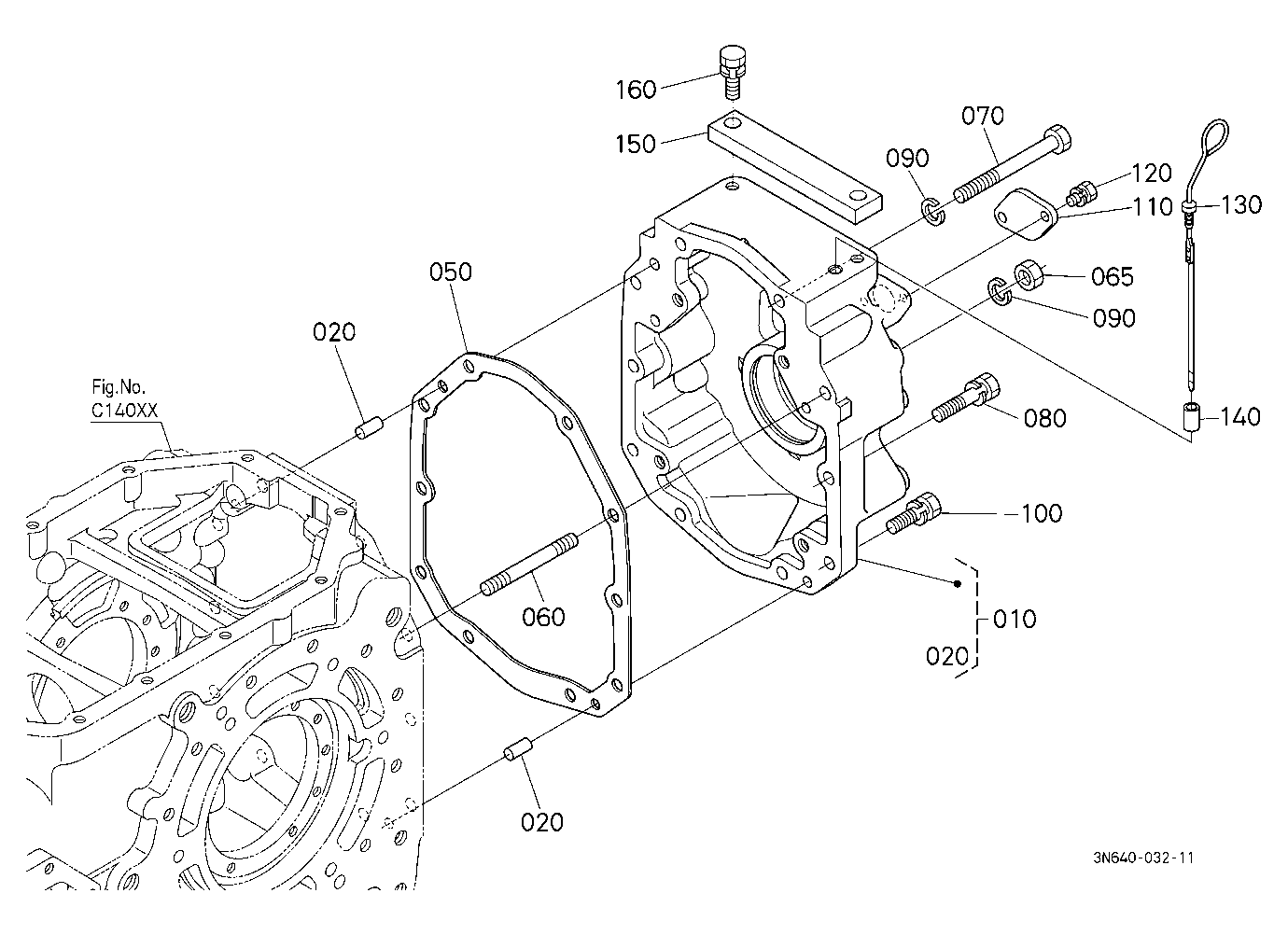Transmission Case Rear Cover [Except M108Shdc2/M10