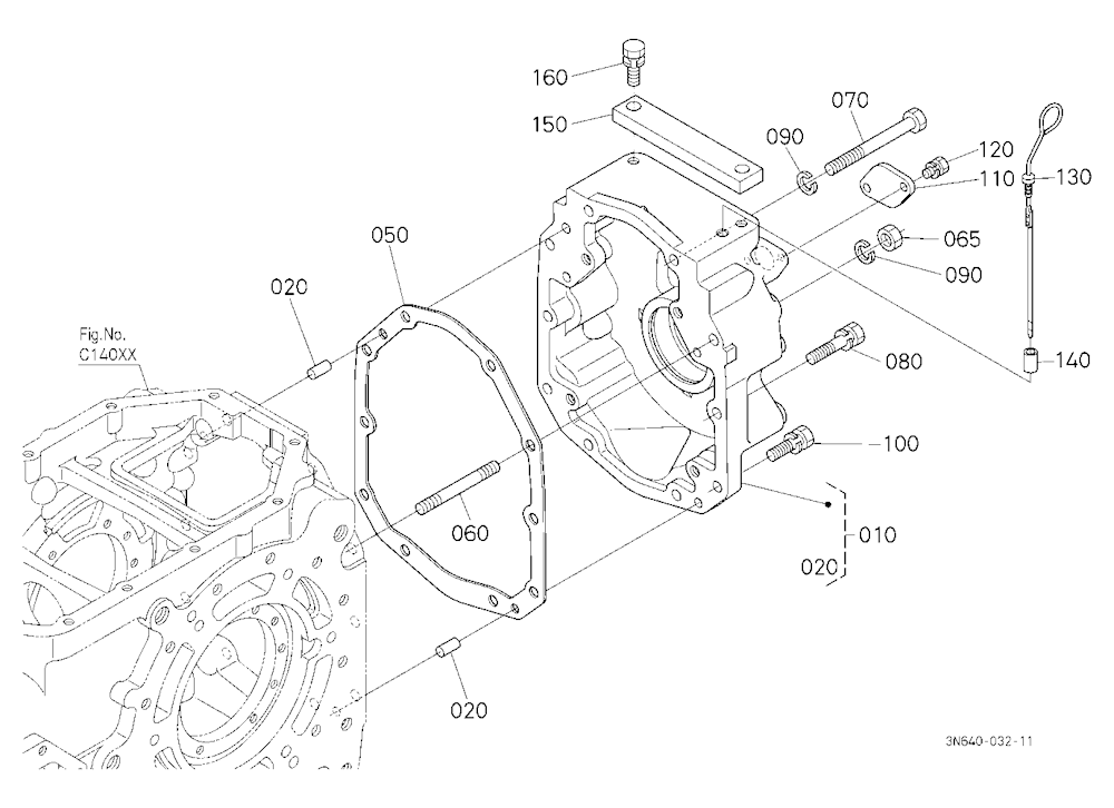 Transmission Case Rear Cover [Except M108Shdc2/M10
