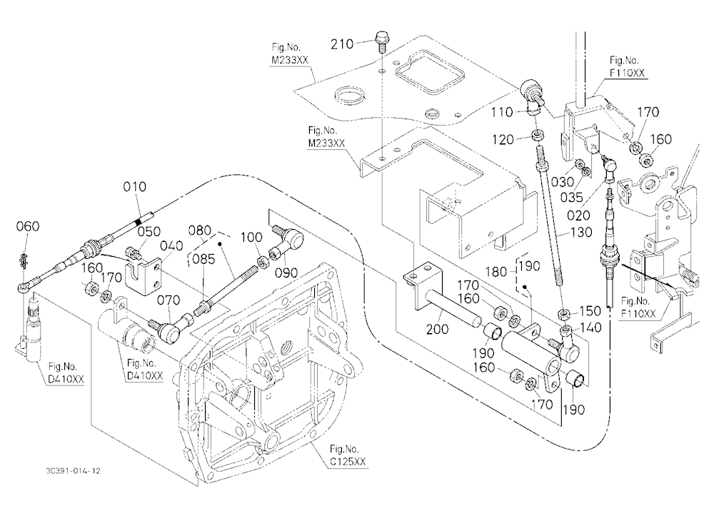 Main Gear Shift Rod