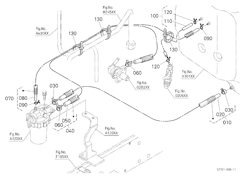Fuel Pipe And Fuel Filter