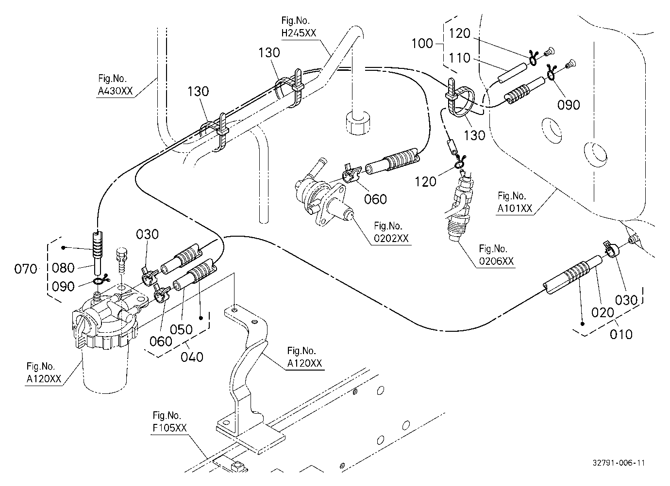 Fuel Pipe And Fuel Filter