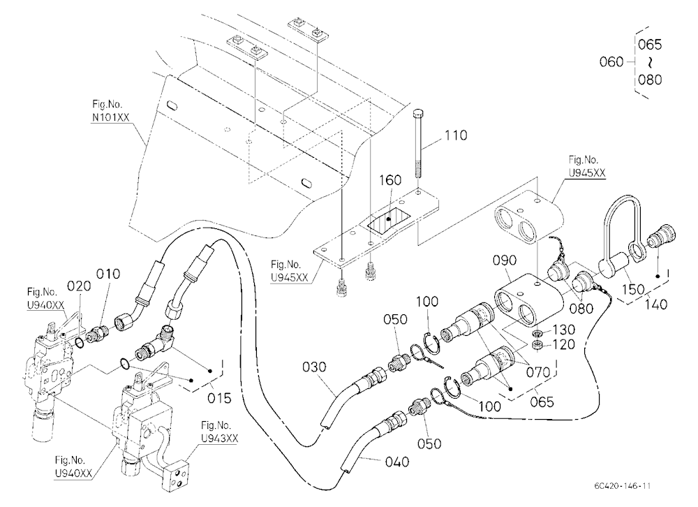 Auxiliary Control Valve Coupler (2Nd) (W/G.No.B731