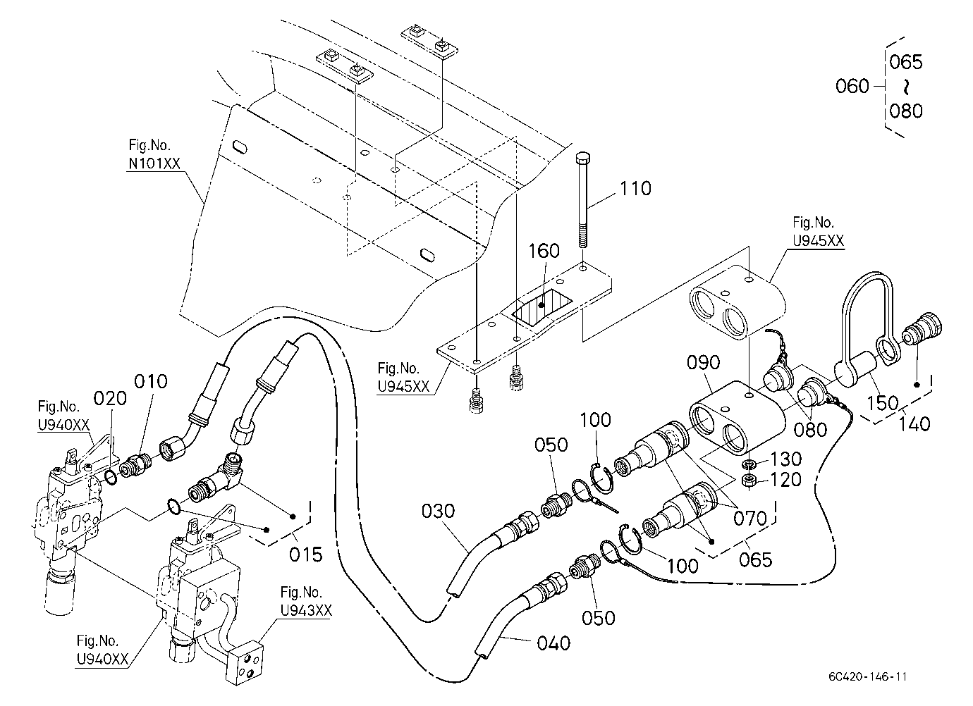 Auxiliary Control Valve Coupler (2Nd) (W/G.No.B731