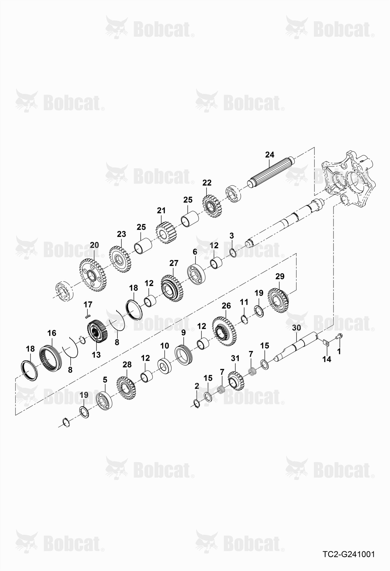 Main Shift Shaft Group