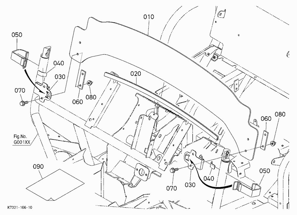 LOWER WINDSHIELD KIT (W/G. No. V4315) [OPTION]