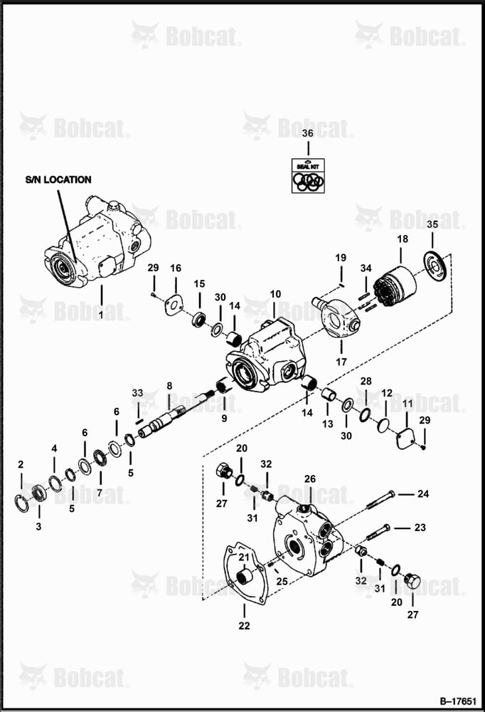 Hydrostatic Pump (Shaft End)
