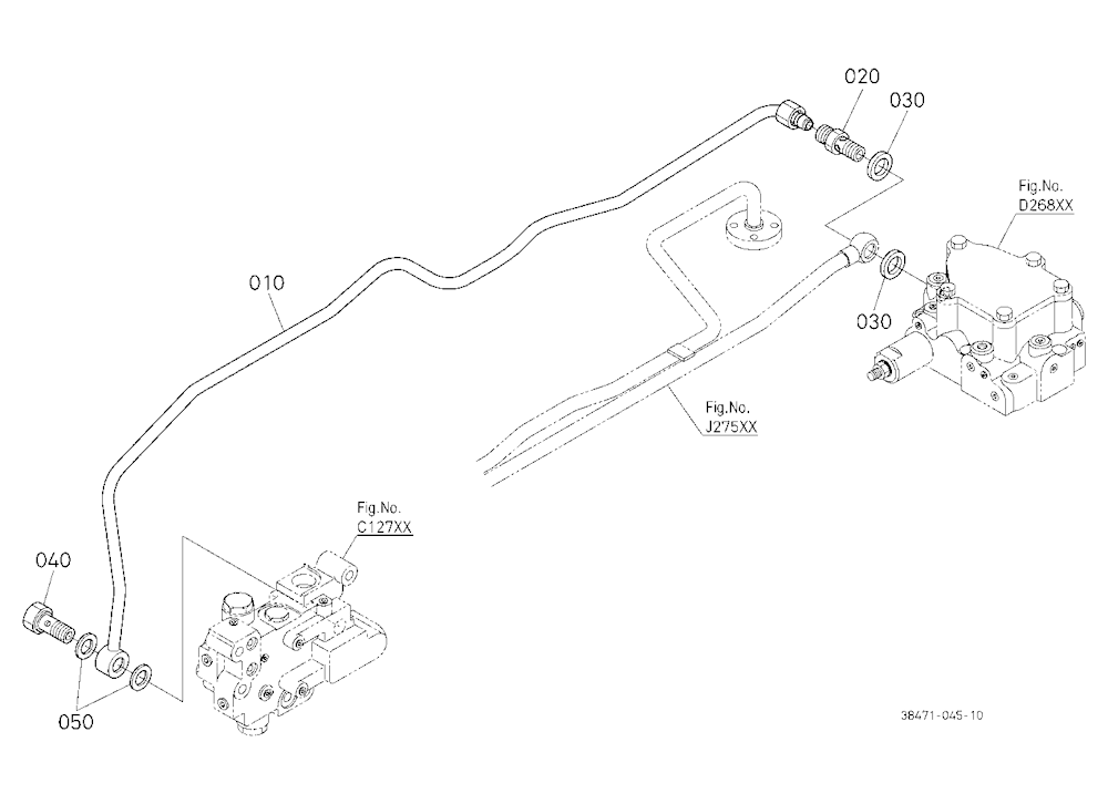 Hydraulic Oil Line (Dual Speed Valve)