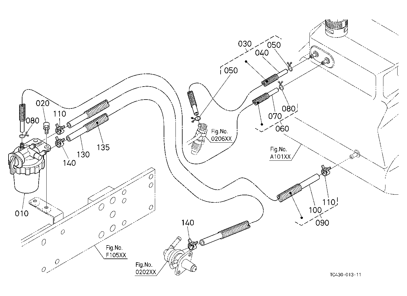 Fuel Pipe And Fuel Filter